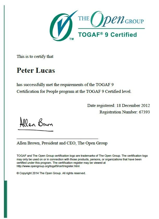 togaf-certificate